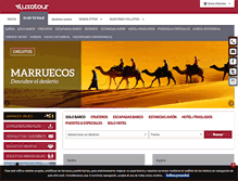 Tablet Screenshot of luxotour.es